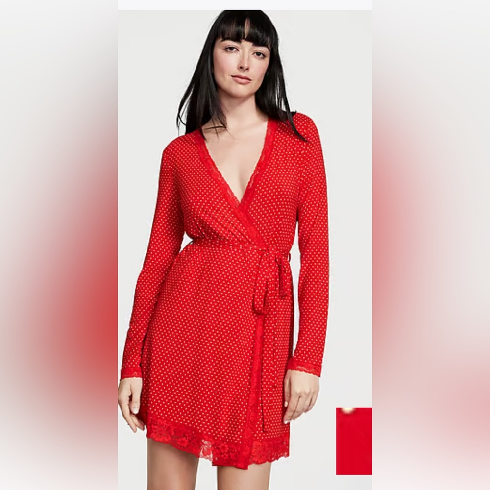 Modal Lace Robe